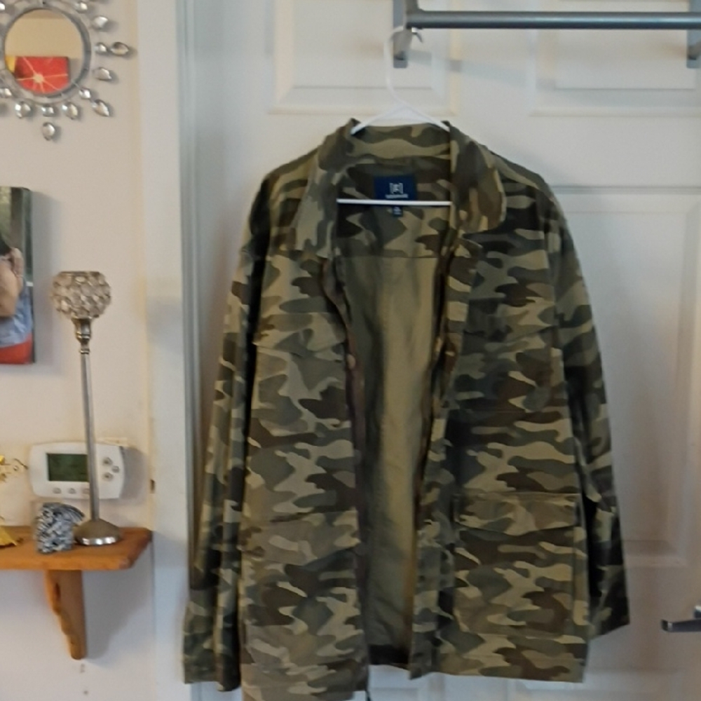 George Men's Green Camouflage Field Jacket